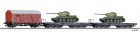 01627 Tillig Set of 3 Freight cars "military transport"